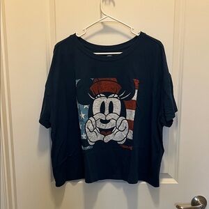Old Navy Disney Navy T-Shirt Crop
